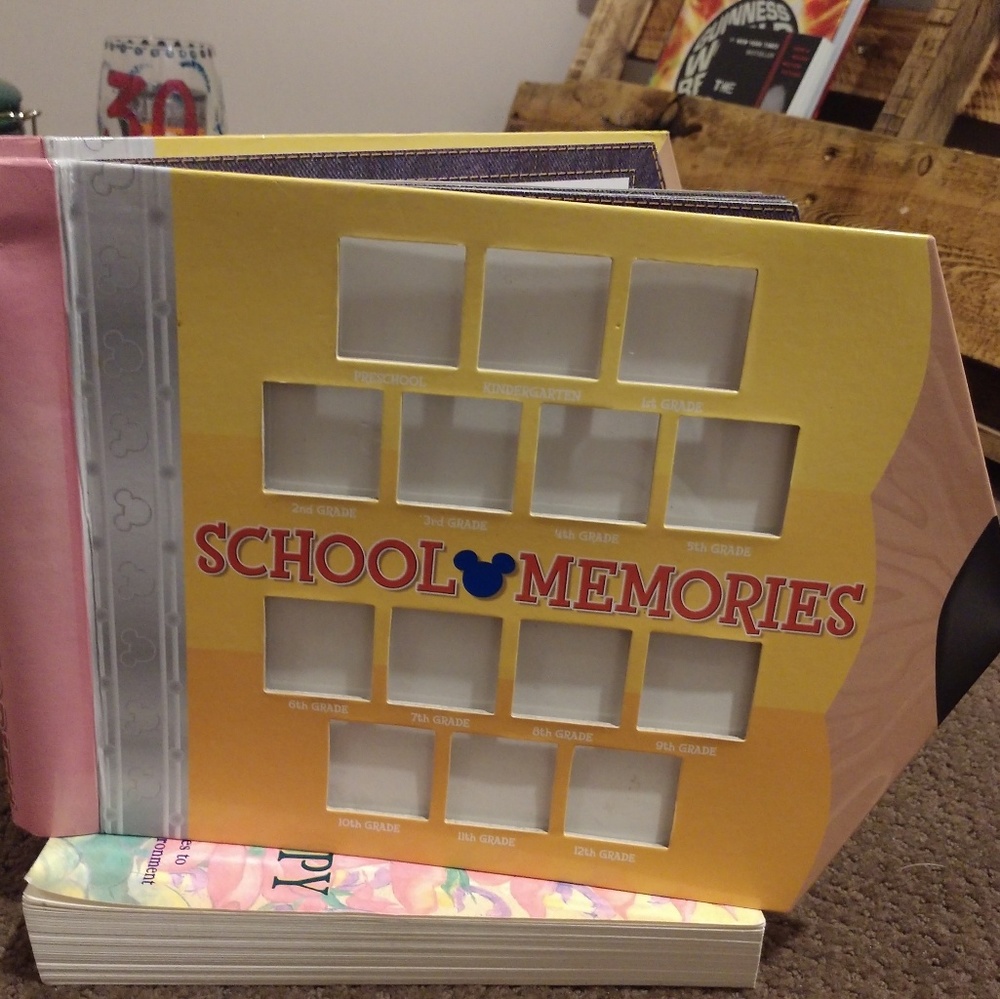 Disney school memories scrapbook